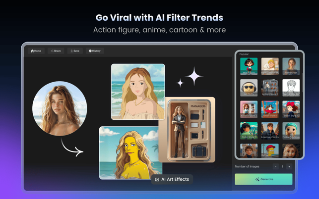 ‎Fotor: AI Photo Editor, Design Screenshot