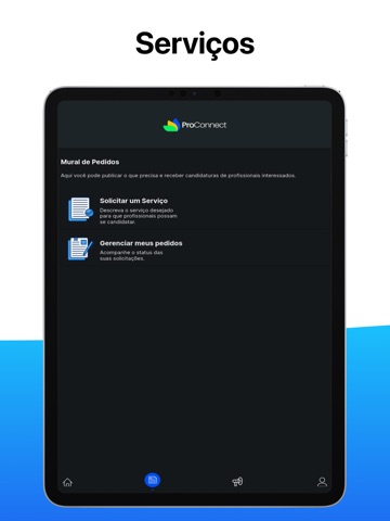 ProConnect iPad screenshot