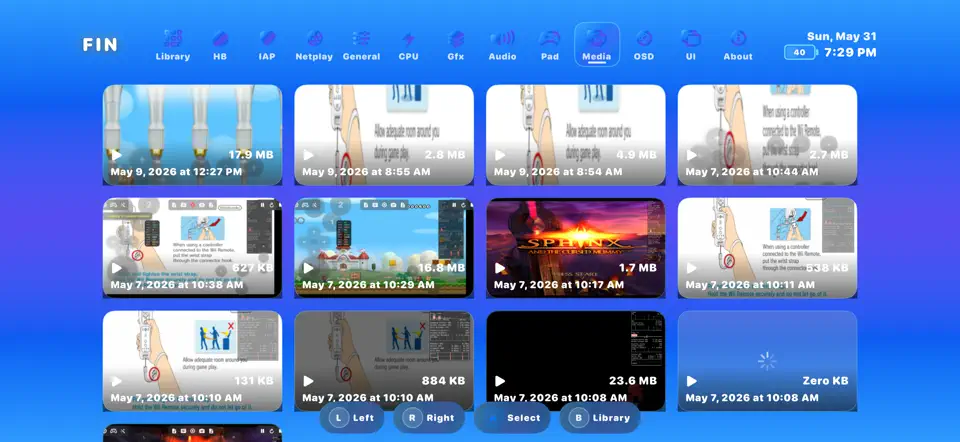 Capture d'écran de Fin - Game Emulator sur iPhone 1