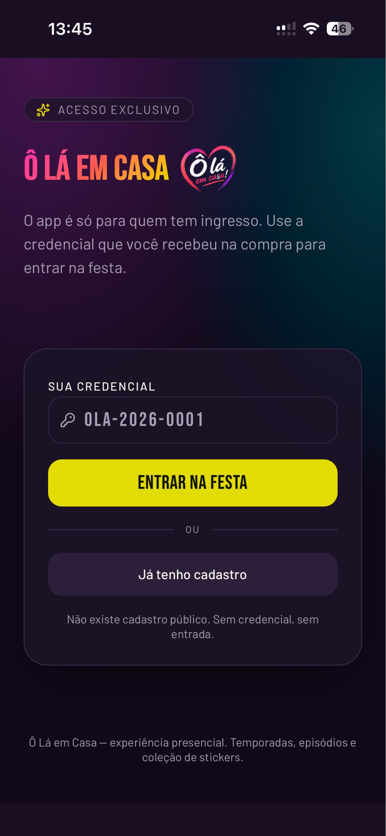 Screenshot 1 of Ô Lá em Casa