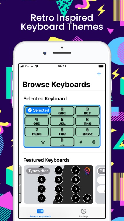 Retro Txt T9 Number Keyboard