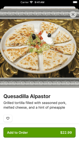 Screenshot 3 of Don Pedro Mexican Restaurant App