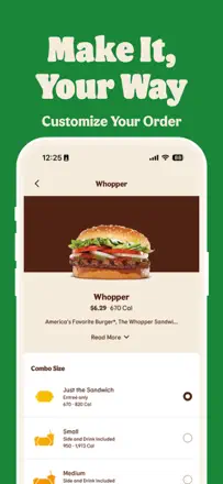 BURGER KING® App: Screenshot 2 von 7