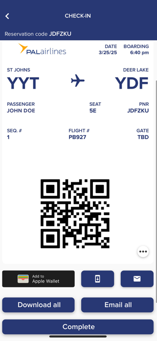 PAL Airlines Screenshot 2 of 4