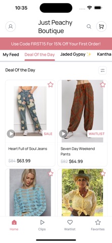 Just Peachy Boutique Screenshot 1 of 4