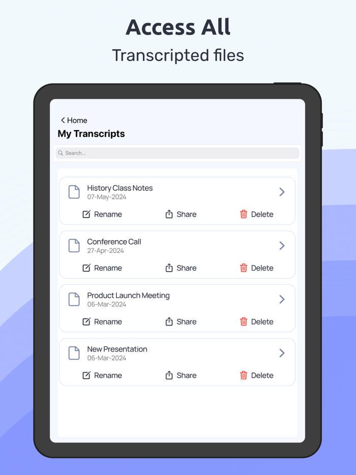 Transcriber Note Voice to Text