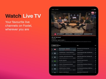 Foxtel iPad screenshot 2