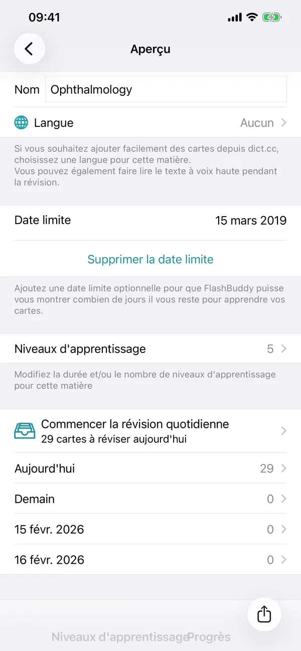 Screenshot #3 pour FlashBuddy - Cartes Mémo