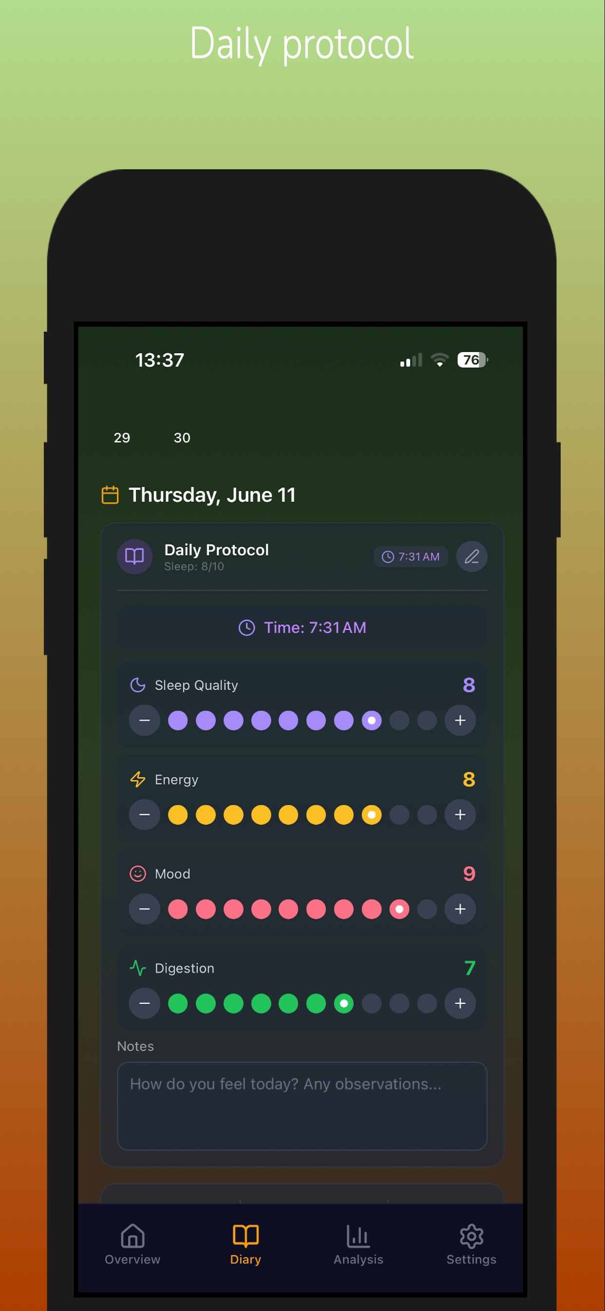 Carnivore and Keto Tracker