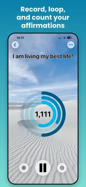 Repetition: Affirmations screenshot 1