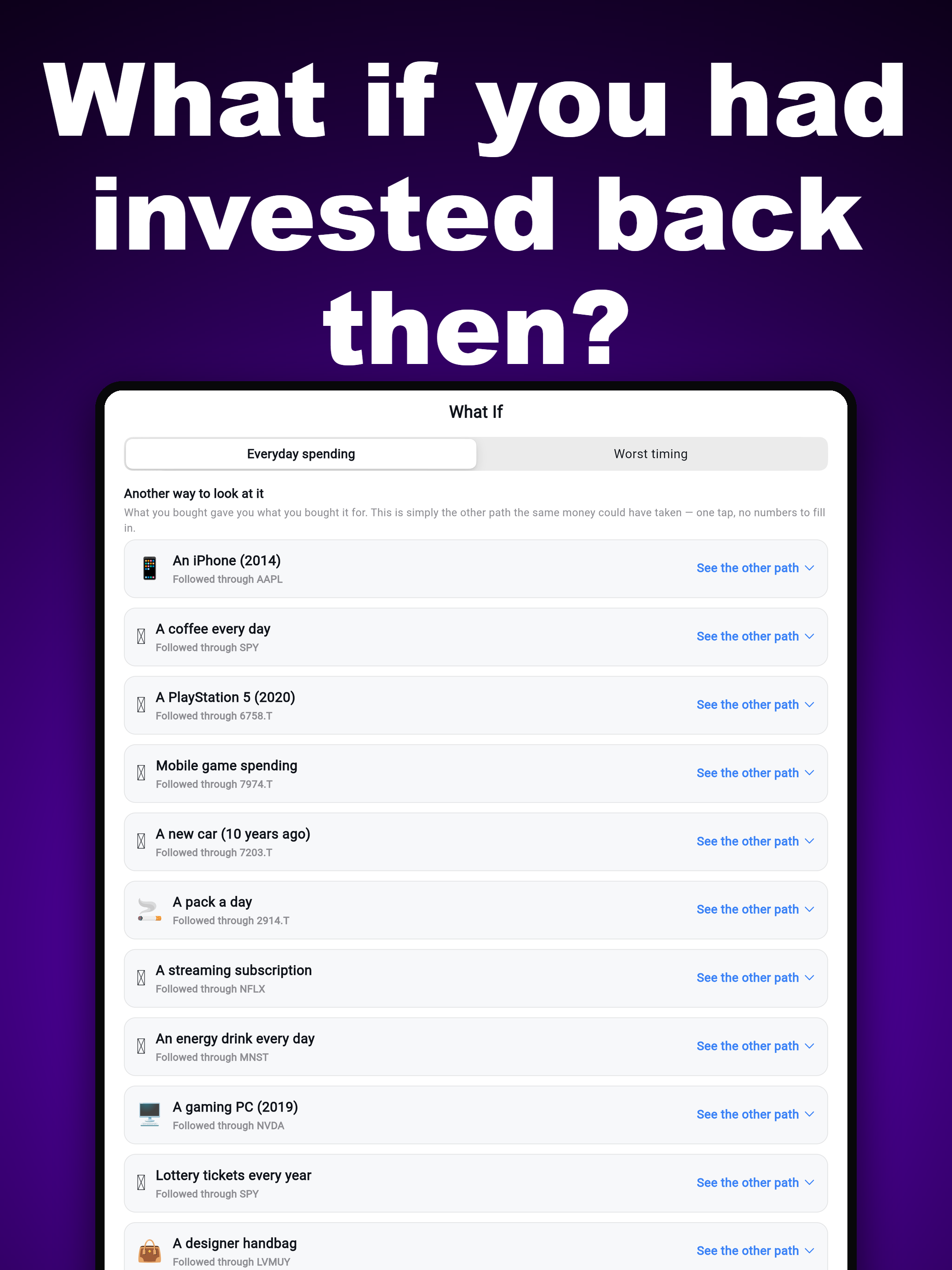 StockRewind: If You Invested screenshot 7