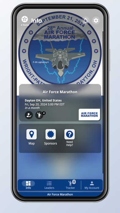 Air Force Marathon Events Screenshot