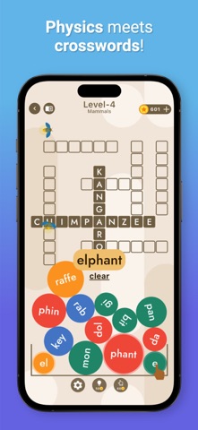 Syllables Game - Circle Words iPhone screenshot
