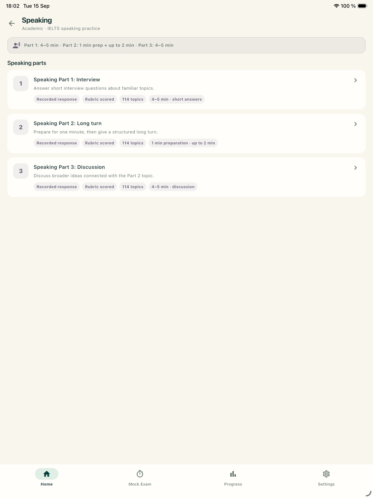 Screenshot 12 of IELTS 2026 Mock Exam