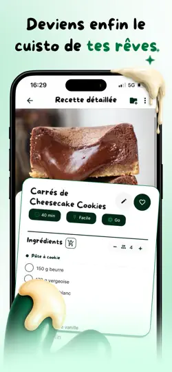 Capture d'écran de GoomY: Enregistre Tes Recettes sur iPhone 5