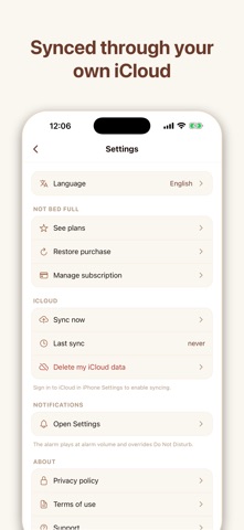 Not Bed: Voice Alarm Screenshot 8 of 10