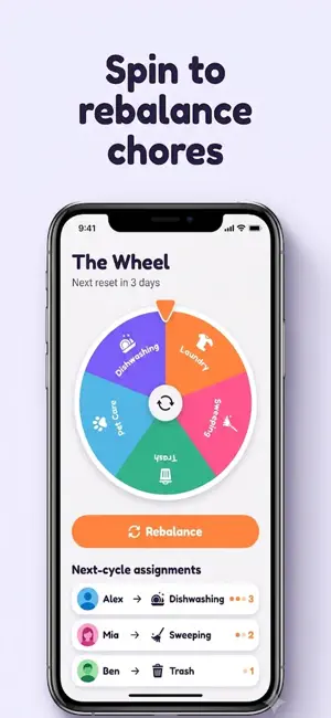 ChoreWheel: Home Chores screenshot 2