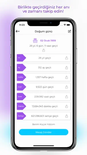 Better Half: Sevgili Aşk Sayaç iPhone Ekran Görüntüsü 2