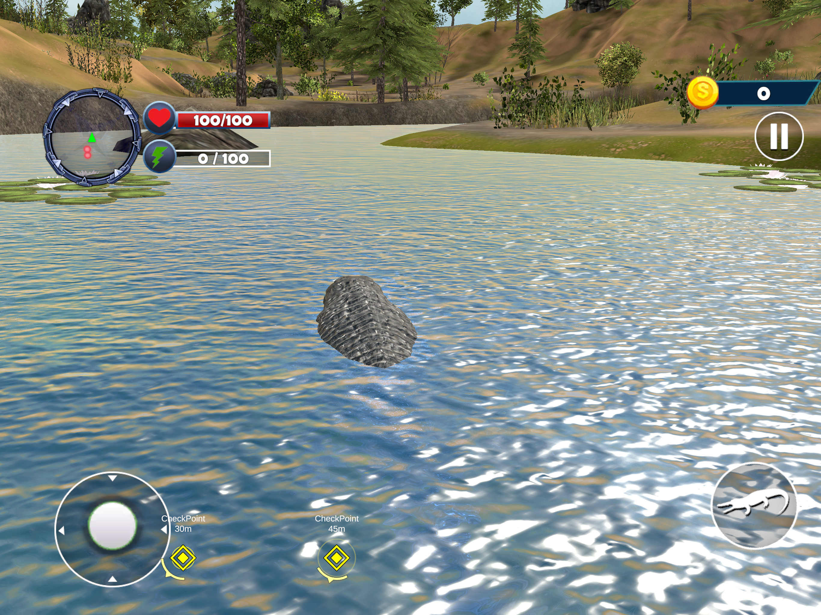 Crocodile Family Survival Sim