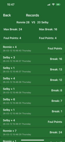 SnookerTally Screenshot 3 of 5