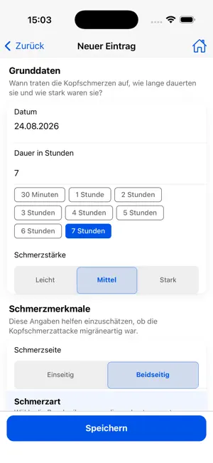 Headnotes – Headache Diary screenshot 3