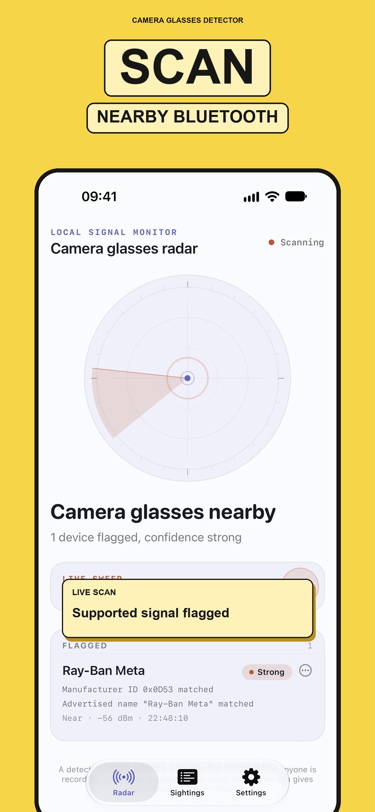 Screenshot 2 of Camera Glasses Detector