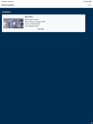 Combined Employees CU Mobile iPad screenshot