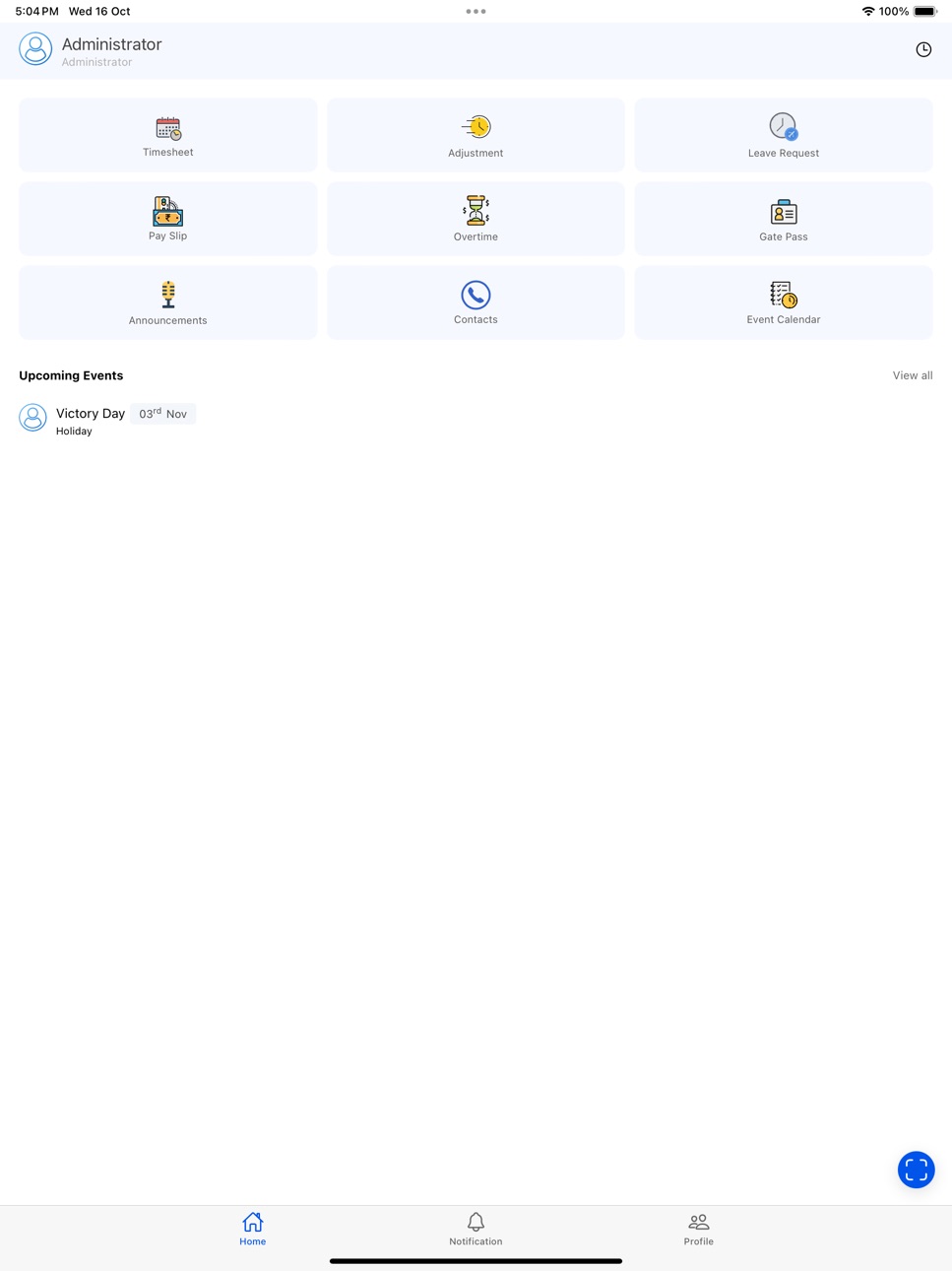 iPad screenshot