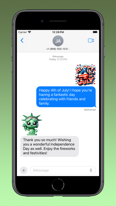 American Patriots Stickers Screenshot
