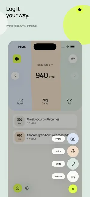 Munchio: Food Tracker screenshot 2
