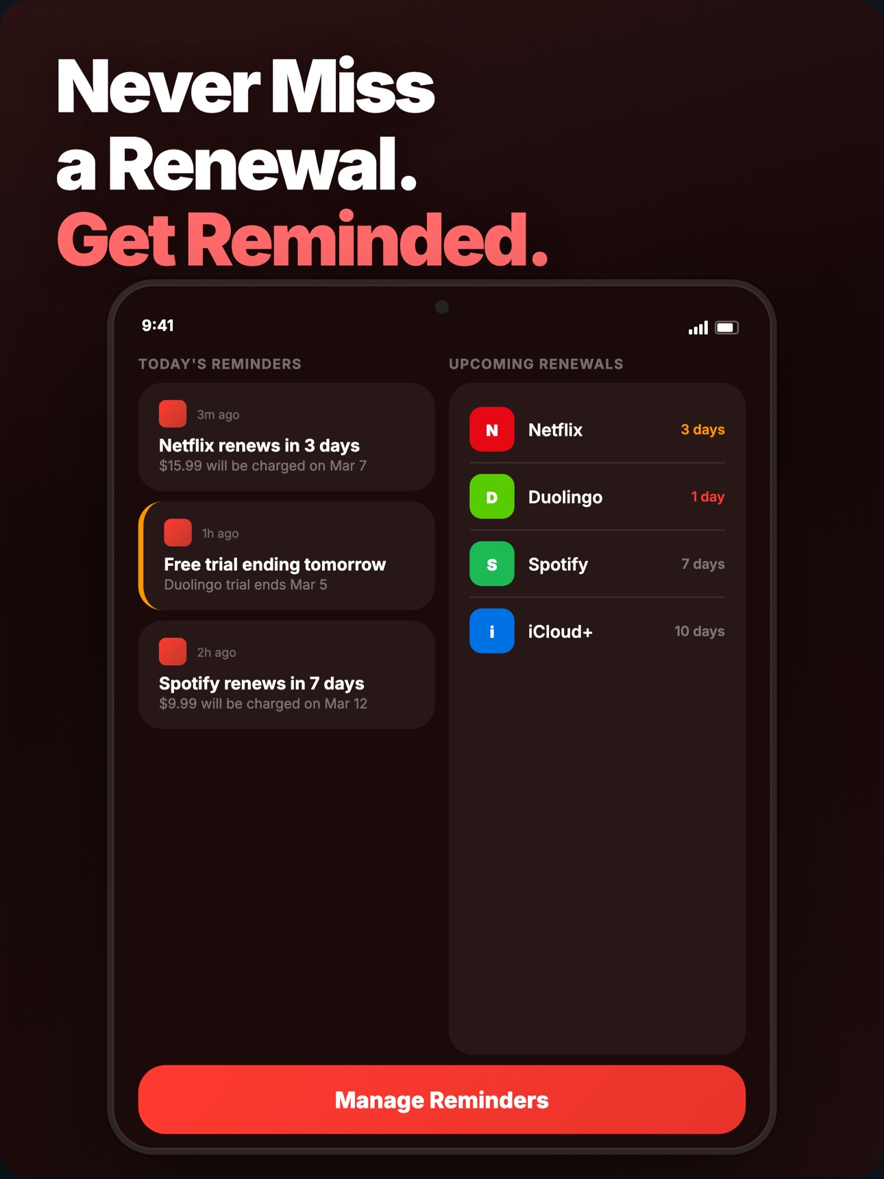 Screenshot 9 of Cancel Subscriptions App