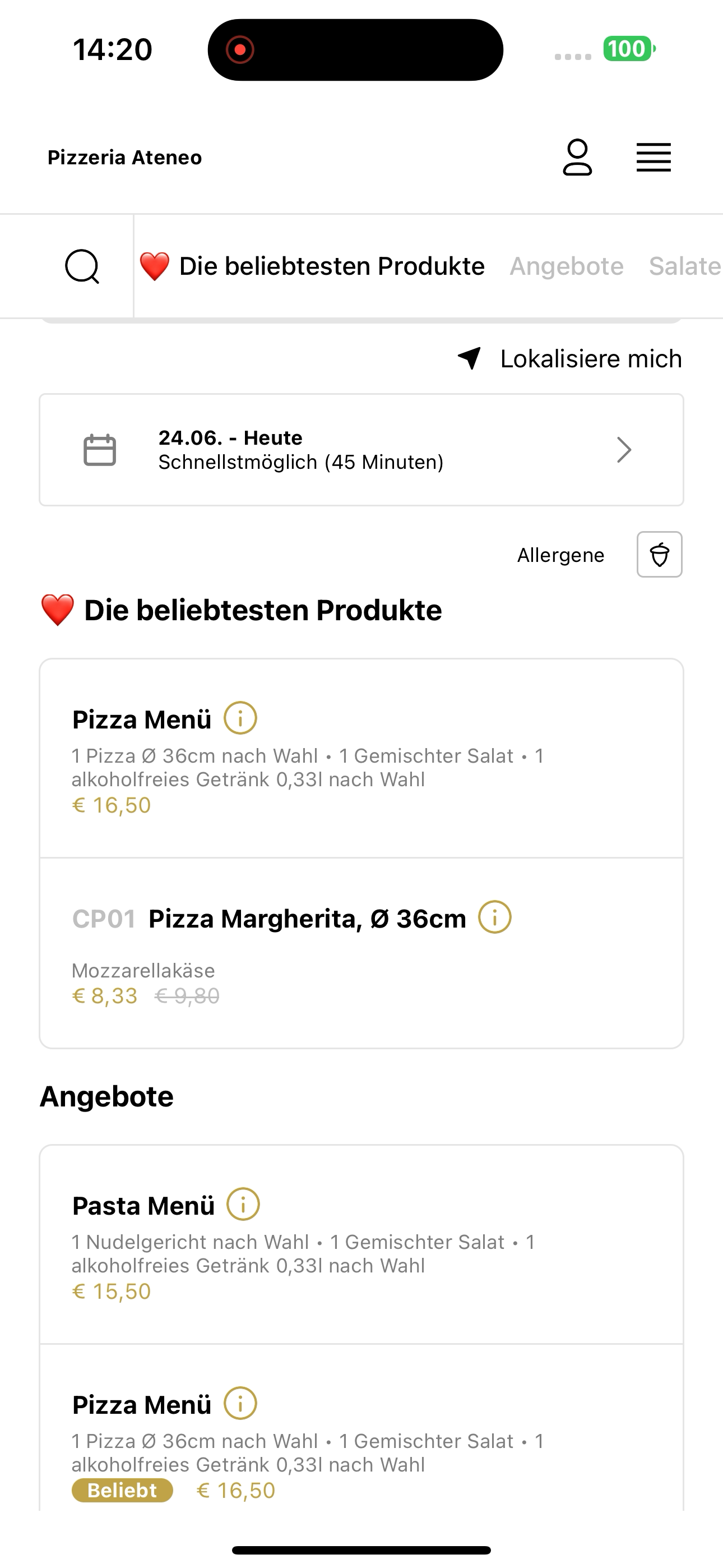 Pizzeria Ateneo AT screenshot 5