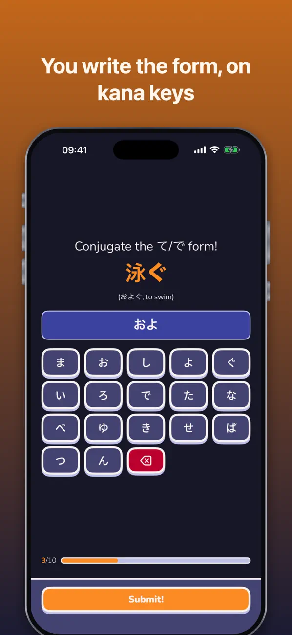 Screenshot #2 pour Conjugaid - Japanese Verbs