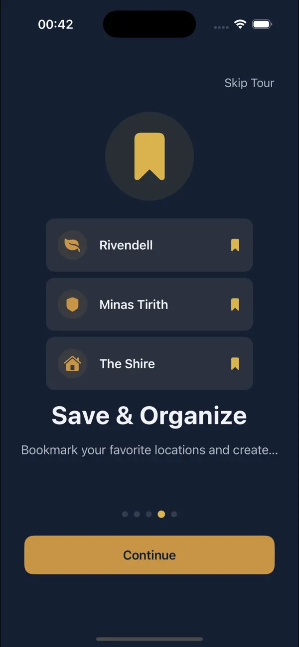 #5. Middle-earth Explorer (iOS) Ved: Alp Ozcan