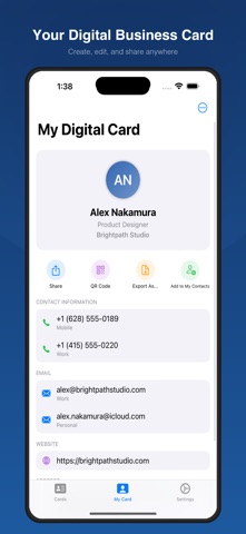 Business Card Scanner OCR Screenshot 5 of 10
