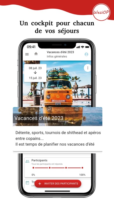 WeziOP: planifiez vos vacances Screenshot
