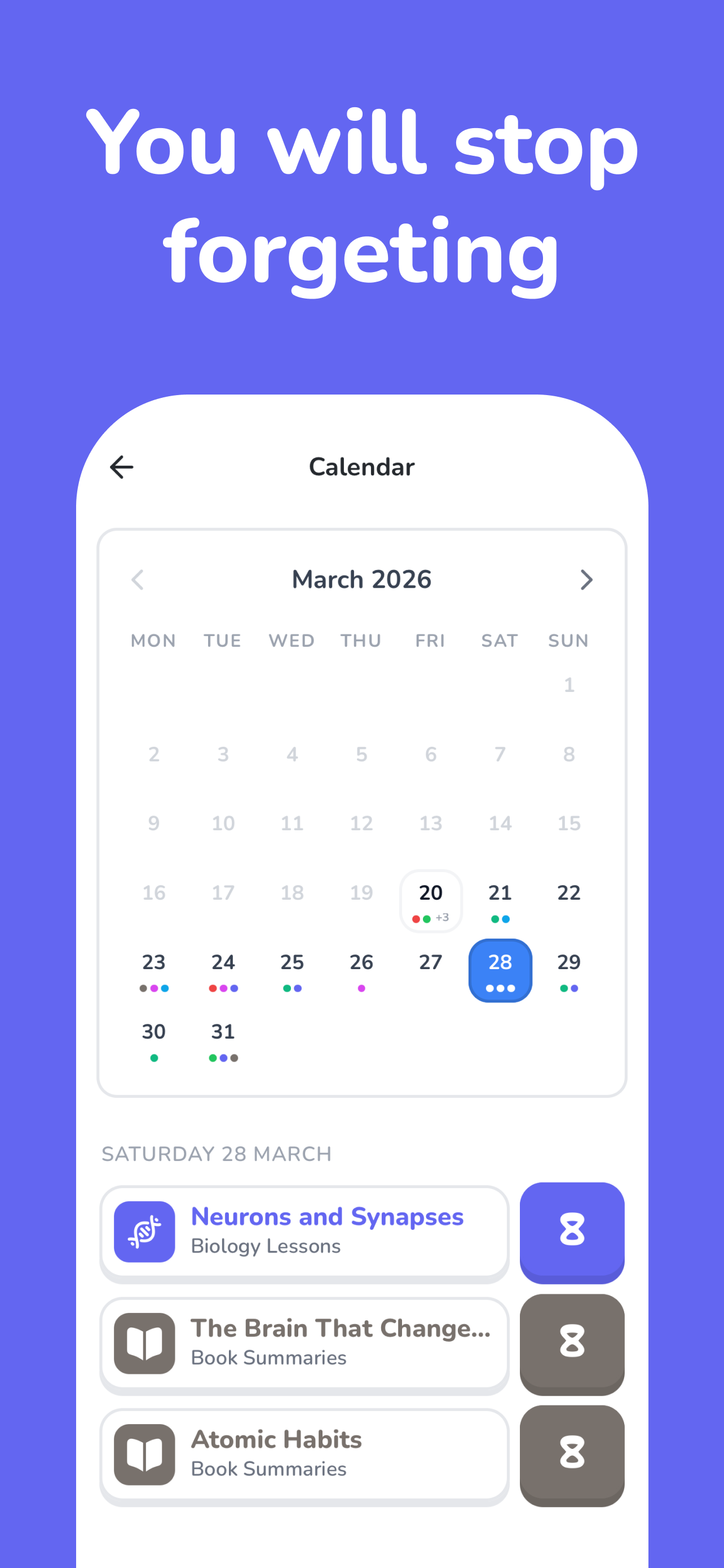 Memorico: Spaced Repetition