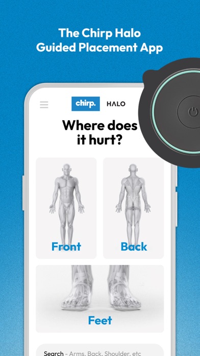 Screenshot 1 of Chirp Halo App