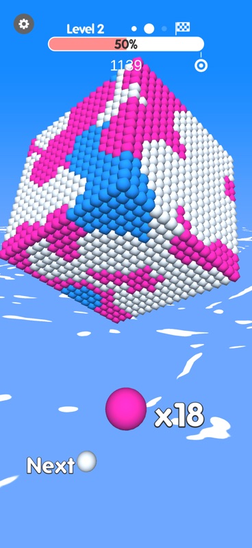 Ball Paint - Color Puzzle 3D screenshot 2
