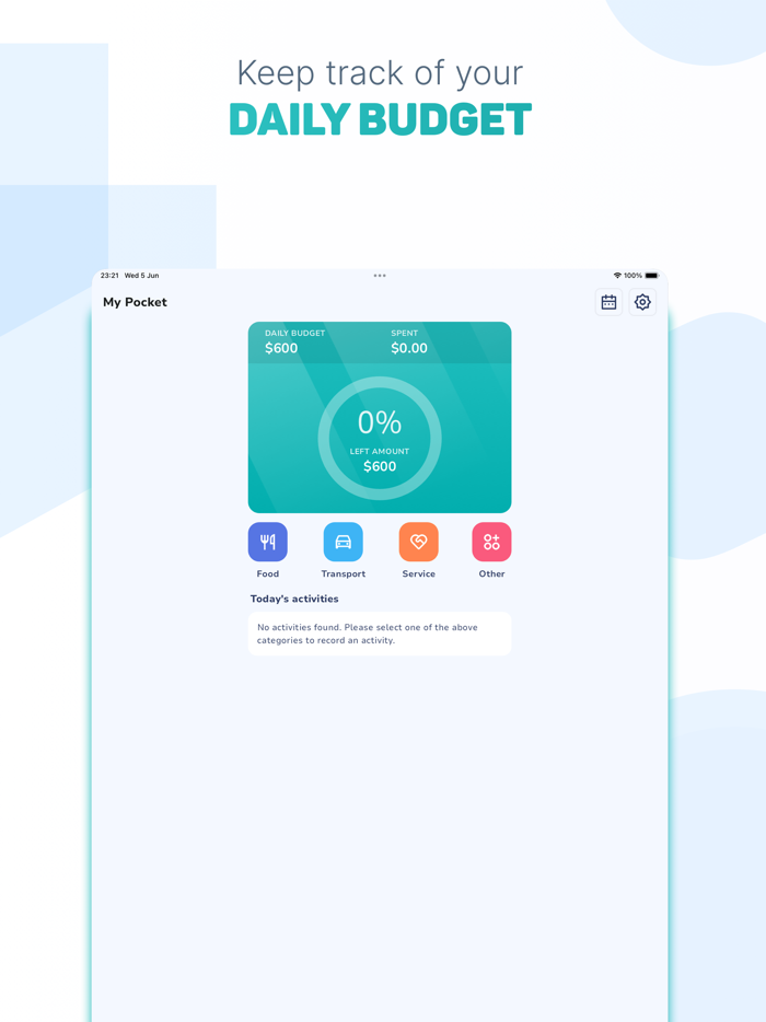 My Pocket - Daily Budgeting