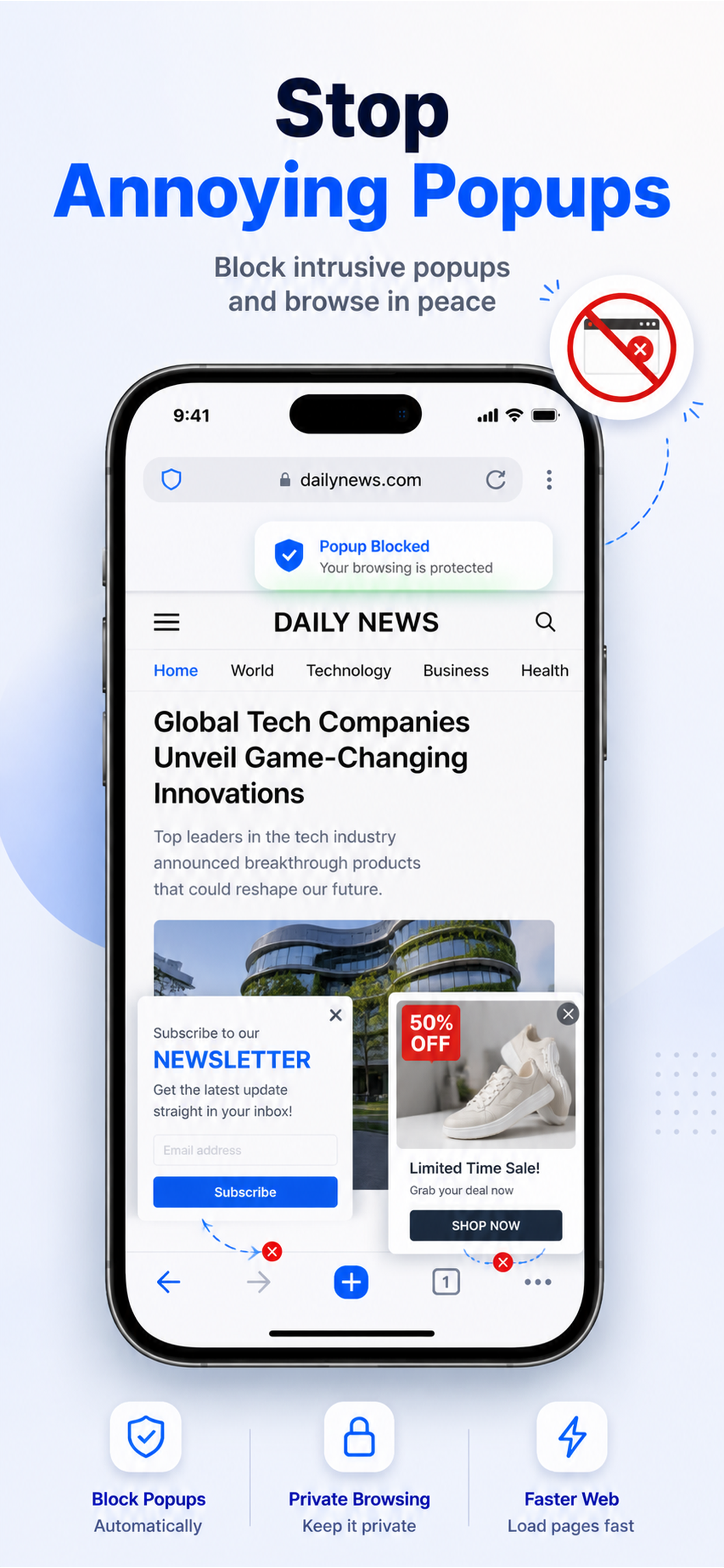 Ad Block Browser: No Ads screenshot 4