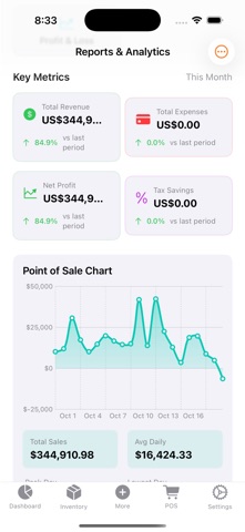 Inventory & Sales Manager screenshot