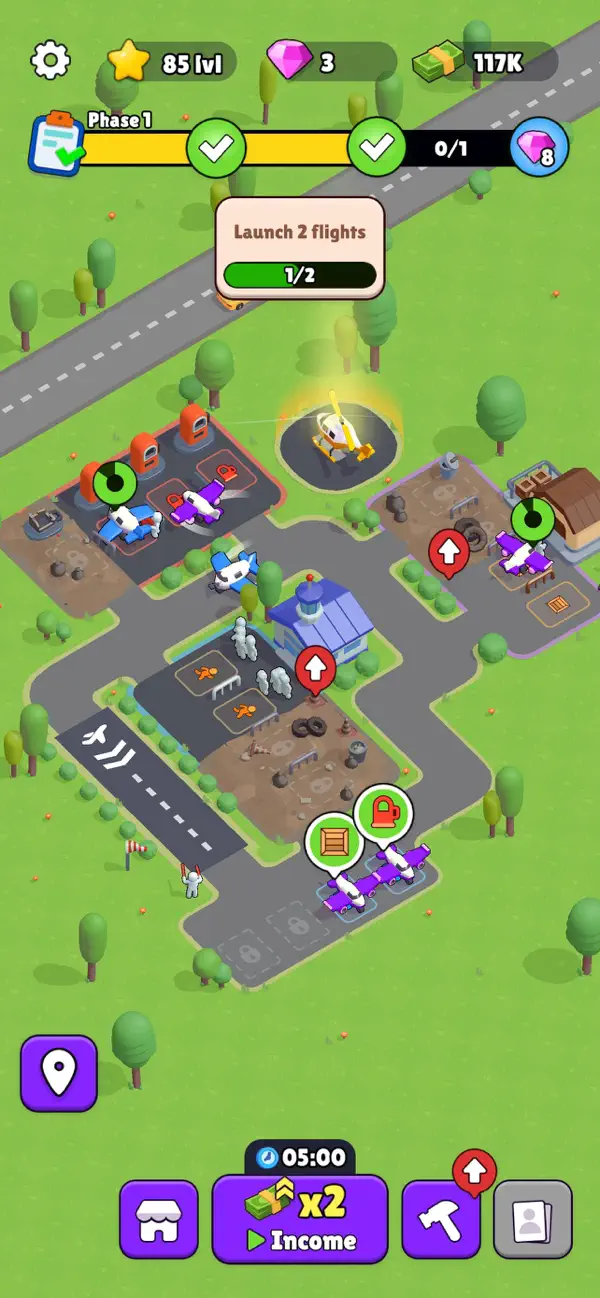 Airport Empire 2026 iOS Mod IPA screenshot 1 - iOS game interface