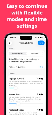 Dual N-Back ADHD Focus Game screenshot