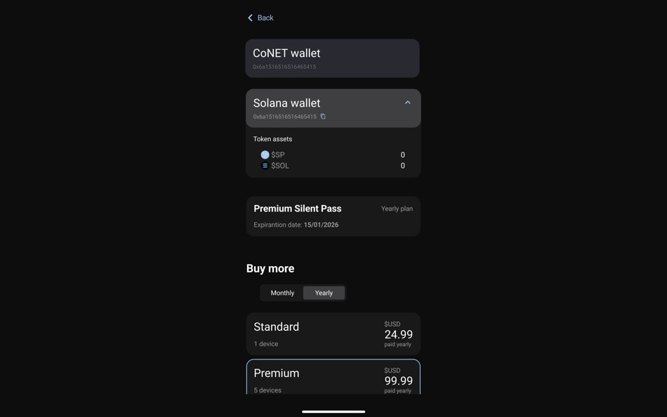 #3. SilentPass (macOS) Podle: CONET Silent Pass