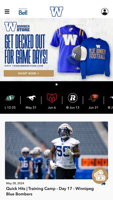 Winnipeg Blue Bombers Screenshot