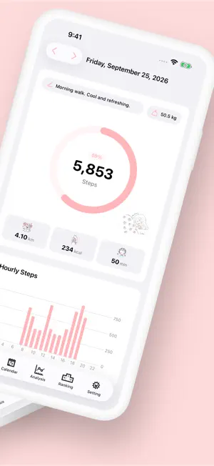Step Counter Caho Cute Walking screenshot 2