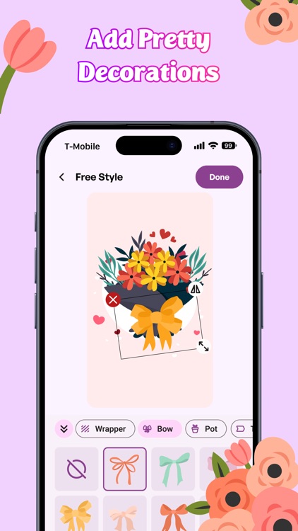 Flower Language Keyboard Color screenshot-4