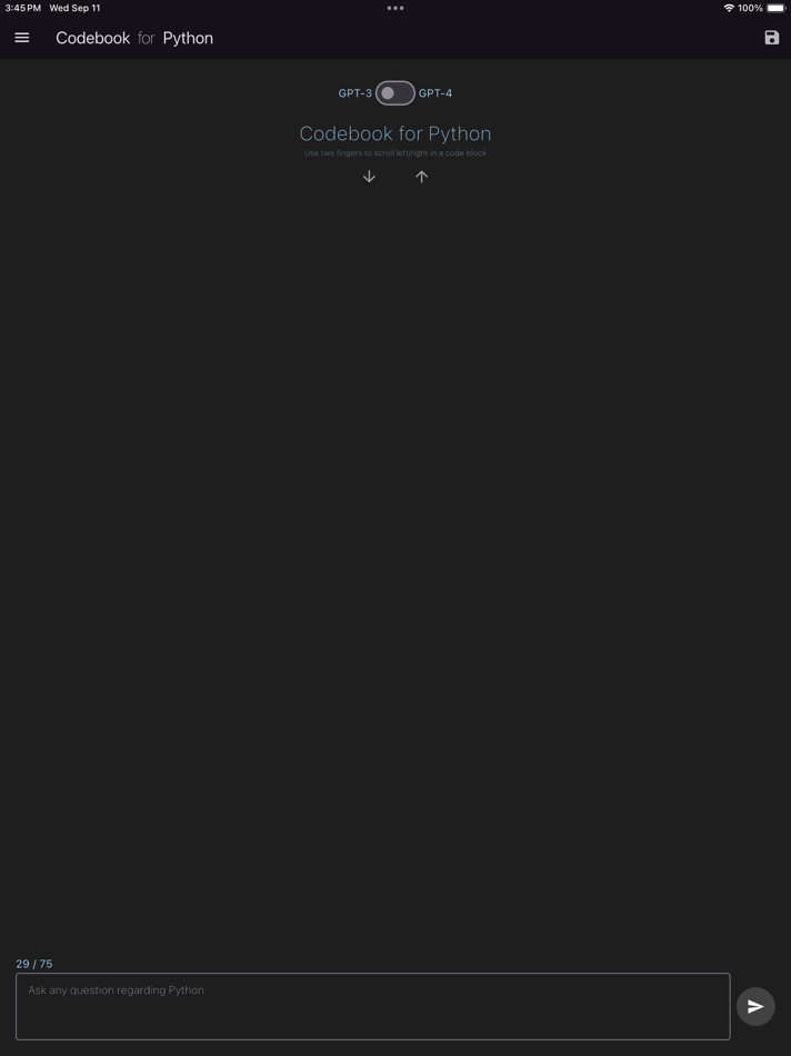 #2. Codebook - AI Coding Companion (iOS) بواسطة: Noah Clark