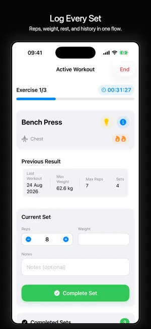 WinGym - Gym Workout Tracker screenshot 2